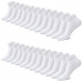 3-12 Pairs Mens Plain Solid Cotton Sports Ankle Athletic Socks Low Cut Size 9-13