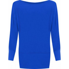 Womens Batwing Baggy Top Jumper Jersey Ladies Long Sleeve Plain UK 8-26 